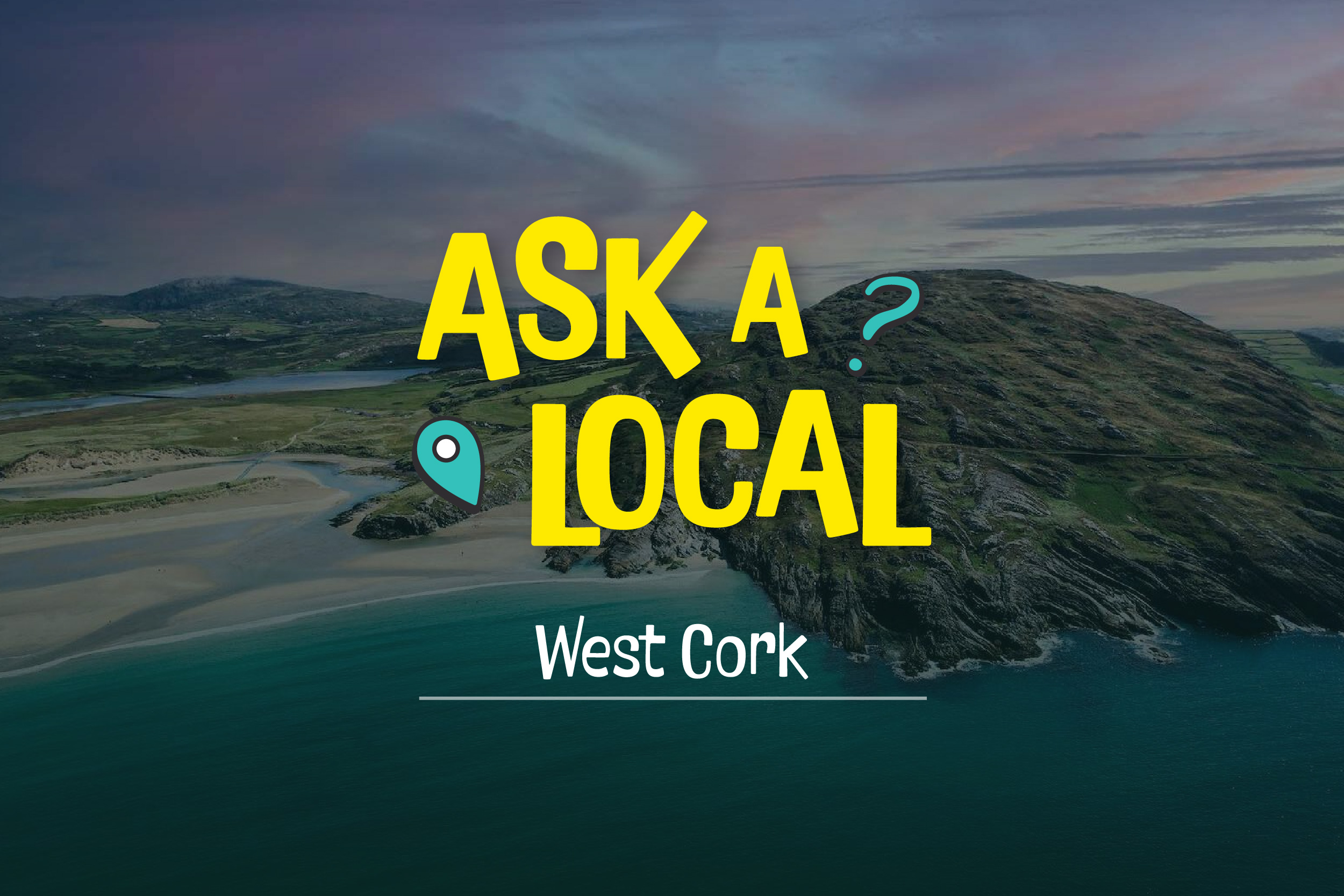 imagen panoramica de la costa y el puente de mizen head en cork occidental, irlanda